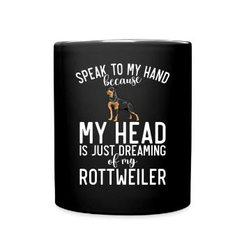 Rottweiler Gifts - Full Colour Mug - black - Front