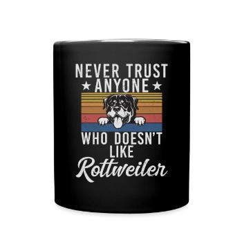 Rottweiler Gifts - Full Colour Mug - black - Front
