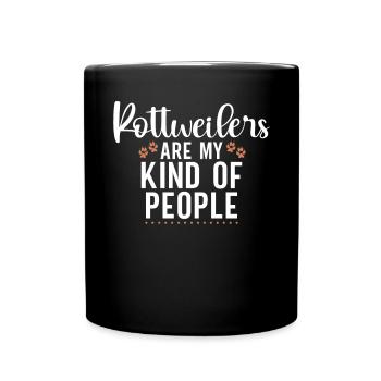 Rottweiler Gifts - Full Colour Mug - black - Front