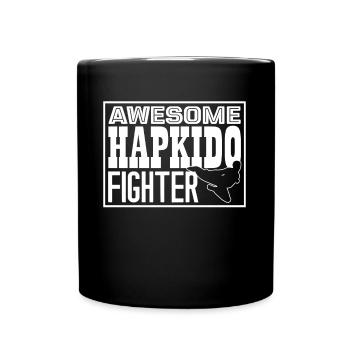 Hapkido Awesome Hapkido Fighter - Full Colour Mug - black - Front