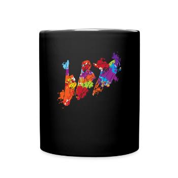 Splash Art 18 7 - Full Colour Mug - black - Front