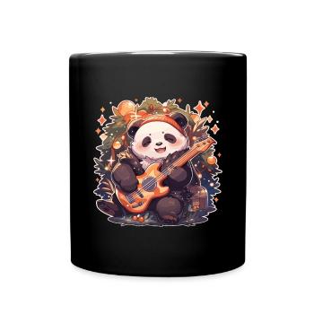 Panda Panda Bear Panda Baby Pandas Panda Animal - Full Colour Mug - black - Front
