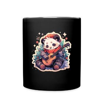 Panda Panda Bear Panda Baby Pandas Panda Animal - Full Colour Mug - black - Front