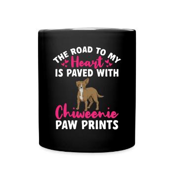 Chiweenie Chien - Mug uni - noir - Devant