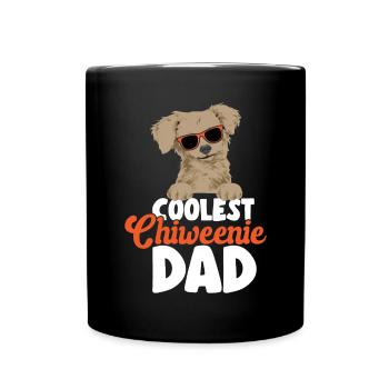 Chiweenie Chien - Mug uni - noir - Devant