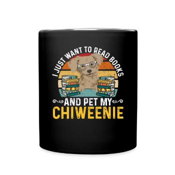 Chiweenie Chien - Mug uni - noir - Devant