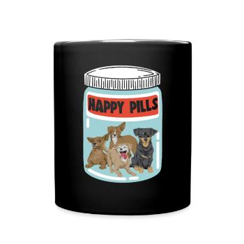 Chiweenie Chien - Mug uni - noir - Devant