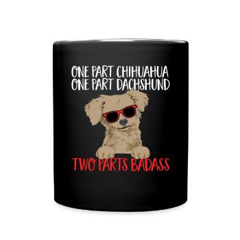 Chiweenie Chien - Mug uni - noir - Devant