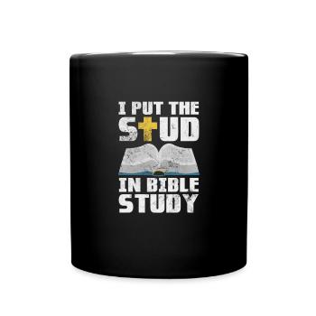 Bibel - Tasse einfarbig - Schwarz - Vorne