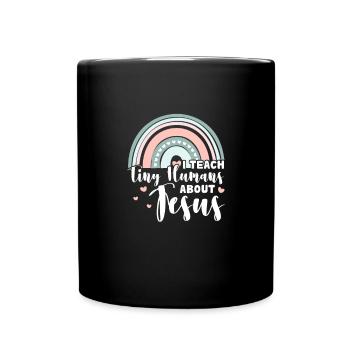 Bible Bible Versets chrétiens Don de Jésus - Mug uni - noir - Devant