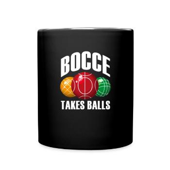 Bocce Bocce Ball Bouler Boulen Cadeau - Mug uni - noir - Devant