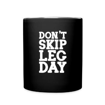 Bodybuilder Body Building Fitness Gym Gift - Full Colour Mug - black - Front
