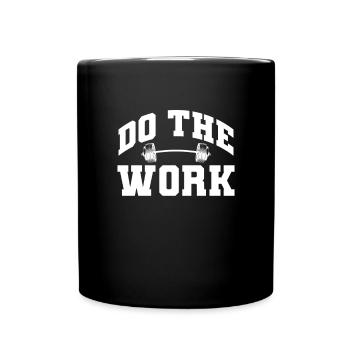Bodybuilder Body Building Fitness Gym Gift - Full Colour Mug - black - Front