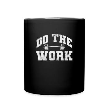 Bodybuilder - Tasse einfarbig - Schwarz - Vorne
