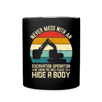 Drôle de HEO - Mug uni - noir - Devant