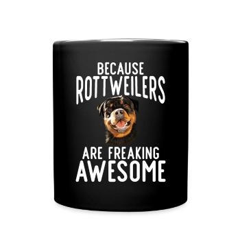 Rottweiler Gifts - Full Colour Mug - black - Front