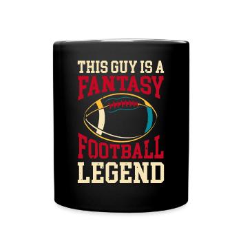 Fantasy Football - Full Colour Mug - black - Front