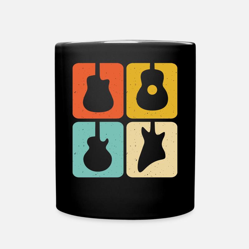 Gitarrist Gitarre - Tasse einfarbig - Schwarz