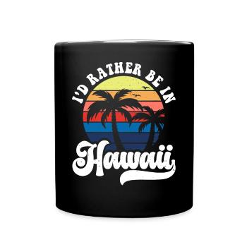 Hawaï - Mug uni - noir - Devant