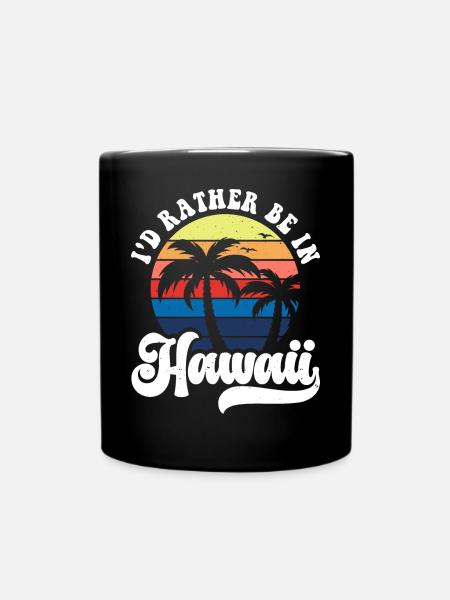 Hawaï - Mug uni - noir