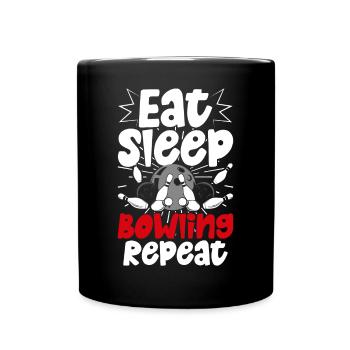 Bowling - Mug uni - noir - Devant