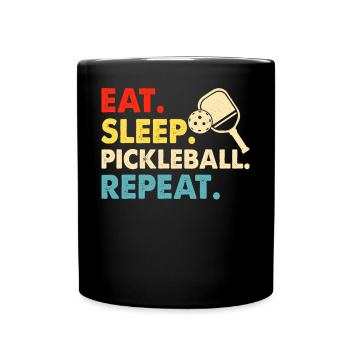 Pickleball - Mug uni - noir - Devant