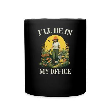 Gardener Garden Plant Flower Gardener Gardener - Full Colour Mug - black - Front