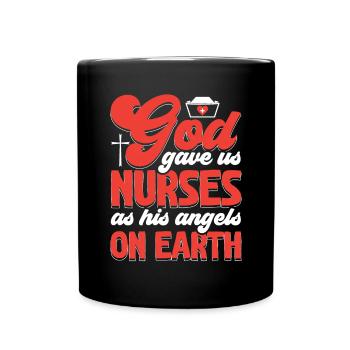 Infirmière chrétienne RN Infirmière autorisée Christianisme - Mug uni - noir - Devant