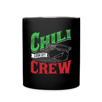 Chili Cook Off Crew Cooking Competition Winning - Full Colour Mug - black - Front