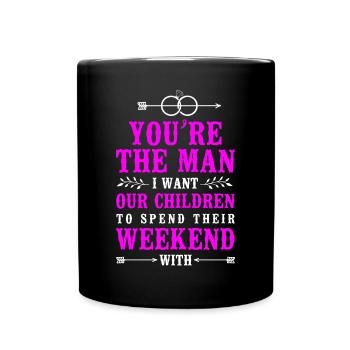 Happy Divorce Party You’re The Man - Mug uni - noir - Devant
