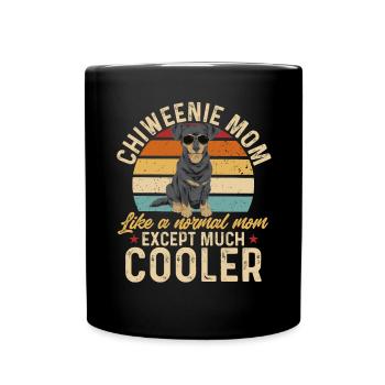 Chiweenie Chien - Mug uni - noir - Devant