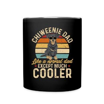 Chiweenie Chien - Mug uni - noir - Devant