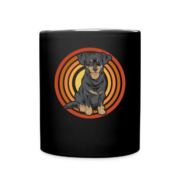 Chiweenie Chien - Mug uni - noir - Devant