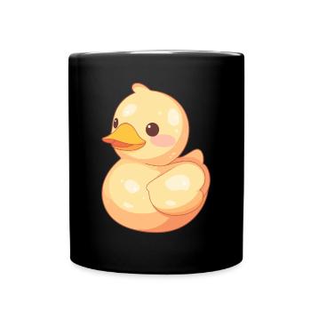 Yellow rubber duck rubber duck - Full Colour Mug - black - Front