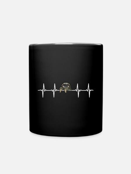 Sloth Pulse - Full Colour Mug - black