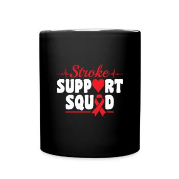 Stroke Support Squad - Stroke Survivor - Full Colour Mug - black - Front