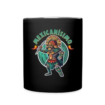 Mexique vacances à la plage au bord de la mer design beach motif - Mug uni - noir - Devant