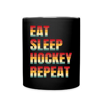 Hockey - Mug uni - noir - Devant