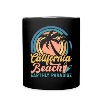 Surfen Surfer - Tasse einfarbig - Schwarz - Vorne