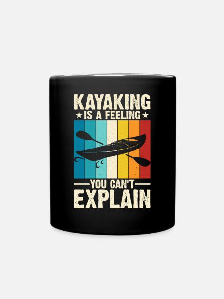 Kajak Kajakfahrer Kajaker - Tasse einfarbig - Schwarz