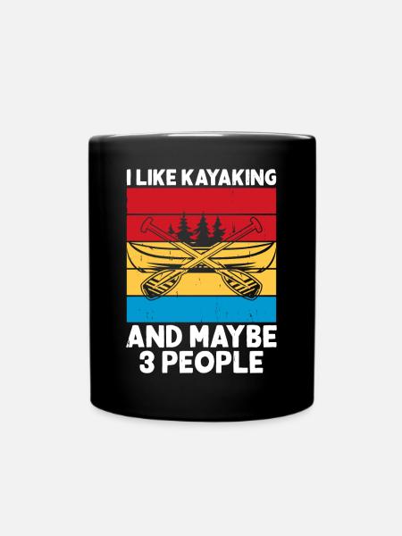 Kayak Kayaker Kayaker - Full Colour Mug - black
