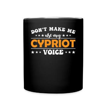 Ne me forcez pas à donner ma voix chypriote - Mug uni - noir - Devant