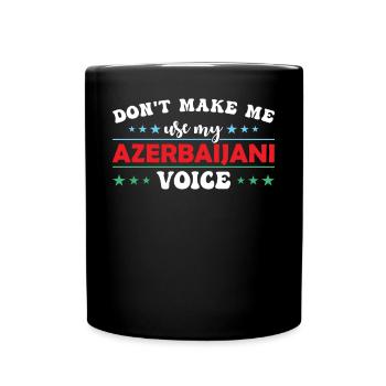 Don't force me to give my Czech voice - Full Colour Mug - black - Front