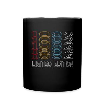 Edition Limitée 1982 Anniversaire 1982 Vintage Rétro - Mug uni - noir - Devant