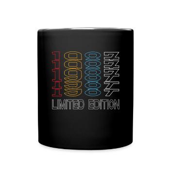 Limited Edition 1987 Geburtstag 1987 Vintage Retro - Tasse einfarbig - Schwarz - Vorne