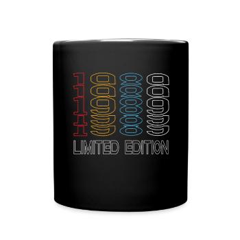 Edition Limitée 1989 Anniversaire 1989 Vintage Rétro - Mug uni - noir - Devant