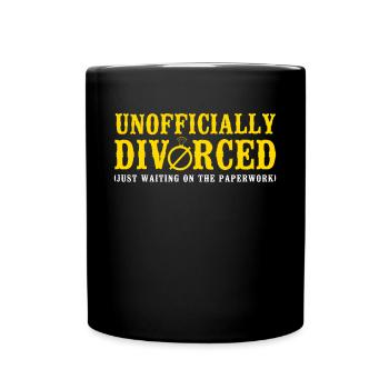 Happy Divorce Party officieusement - Mug uni - noir - Devant