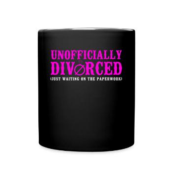 Happy Divorce Party officieusement - Mug uni - noir - Devant
