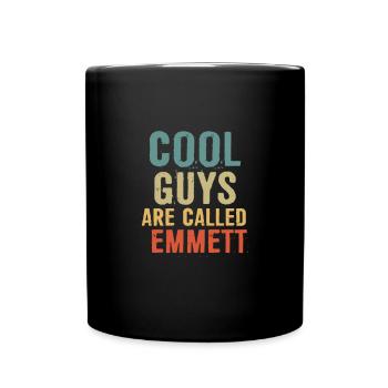 Les mecs cool s’appellent Emmett - Mug uni - noir - Devant