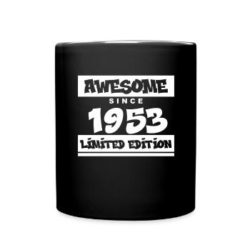 1953 - Jahrgang 1953 - Fantastisch seit 1953 - Tasse einfarbig - Schwarz - Vorne